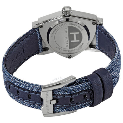 Hamilton, Ventura Quartz Blue Denim Dial Ladies Watch