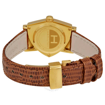 Hamilton, Ventura White Dial Shield Shaped Ladies Watch