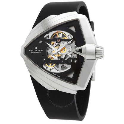 Hamilton, Ventura XXL Skeleton Automatic Black Dial Men's Watch
