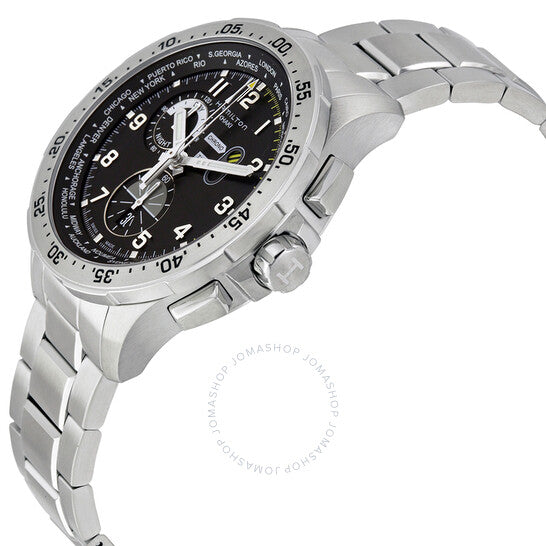 Hamilton, Worldtimer Chronograph Black Dial Men's Watch
