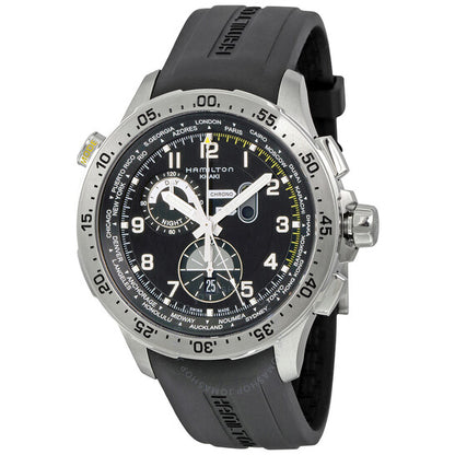 Hamilton, Worldtimer Chronograph Black Dial Men's Watch