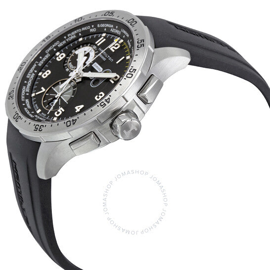 Hamilton, Worldtimer Chronograph Black Dial Men's Watch