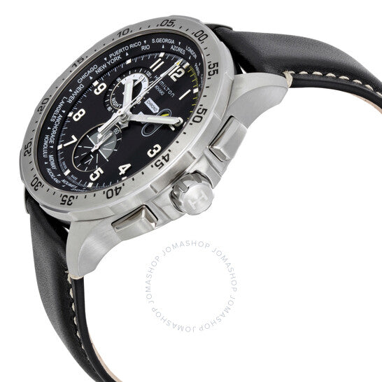 Hamilton, Worldtimer Chronograph Black Dial Men's Watch