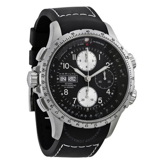 Hamilton, X-Wind Black Dial Automatic Chronograph Men's Watch