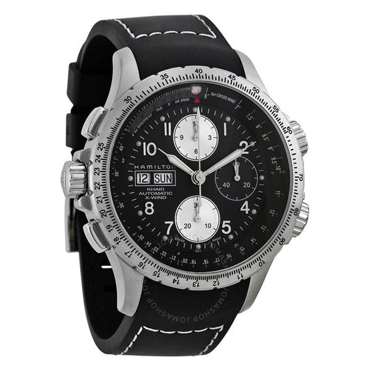 Hamilton, X-Wind Black Dial Automatic Chronograph Men's Watch