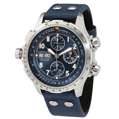 Hamilton, X-Wind Lefty Chronograph Automatic Blue Dial Men's Watch