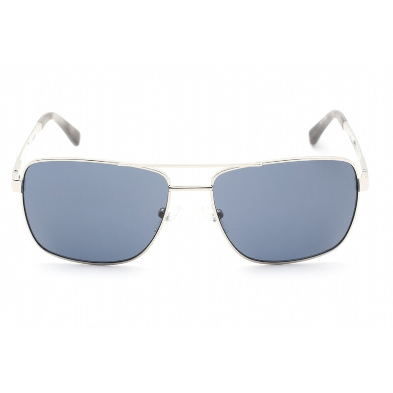 Men's Black Rectangular Sunglasses