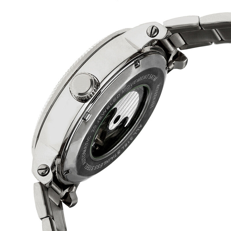 Aries Black Skeleton Dial Automatic Men's Watch