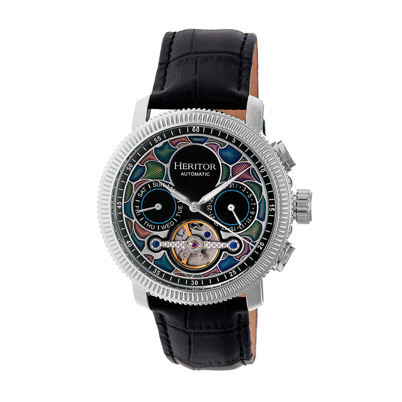 Aura Automatic Black Dial Men's Watch
