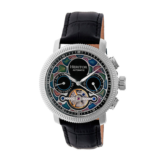 Aura Automatic Black Dial Men's Watch