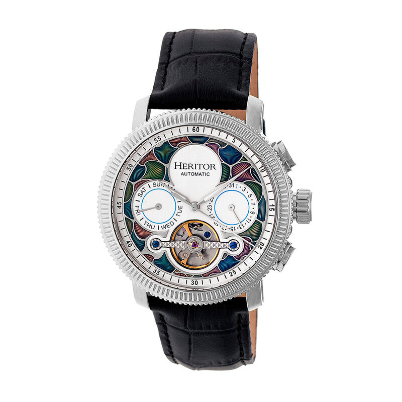 Aura Automatic Vitreous Enamel Dial Men's Watch