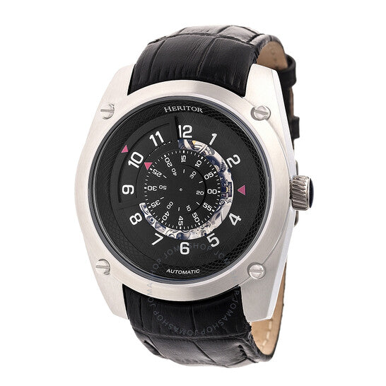 Heritor, Daniels Automatic Black Dial Men's Watch