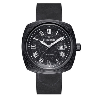 Heritor, Davenport Black Dial Men's Watch