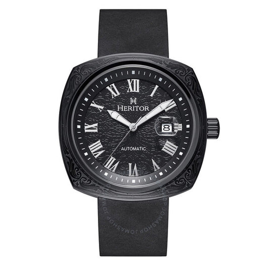 Heritor, Davenport Black Dial Men's Watch