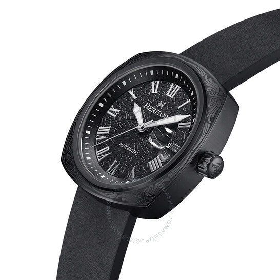 Heritor, Davenport Black Dial Men's Watch