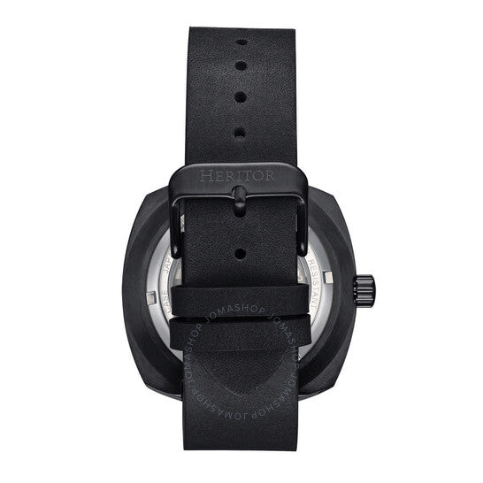 Heritor, Davenport Black Dial Men's Watch