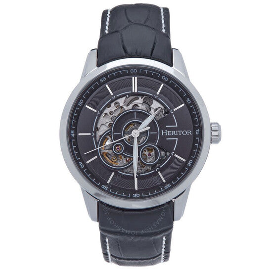 Heritor, Davies Black Dial Men's Watch