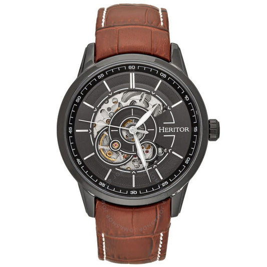 Heritor, Davies Black Dial Men's Watch