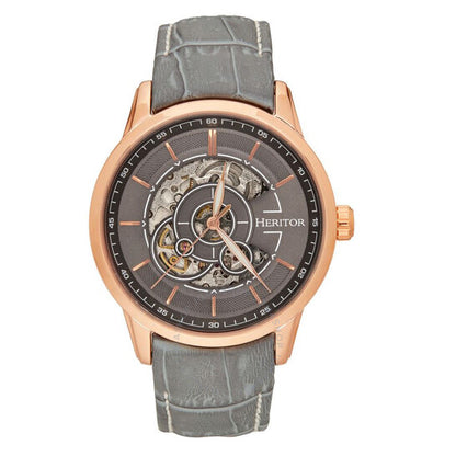 Heritor, Davies Automatic Grey Dial Men's Watch
