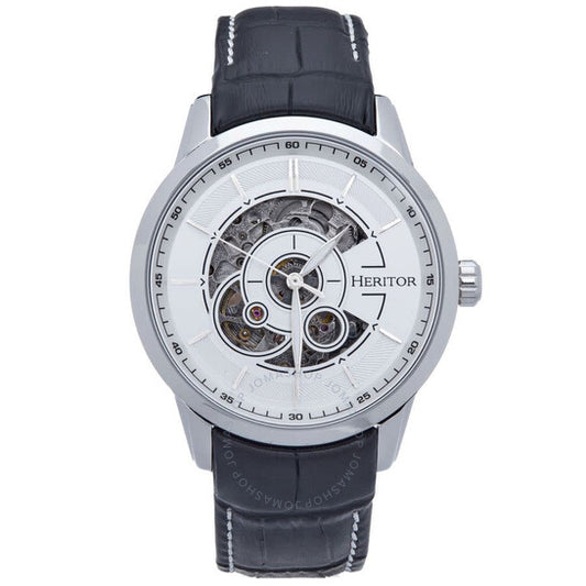 Heritor, Davies White Dial Men's Watch