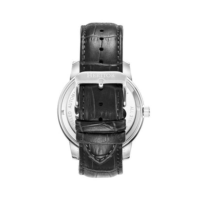Heritor, Emmanuel Automatic Silver Dial Men's Watch