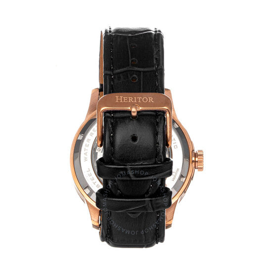 Heritor, Everest Black Dial Men's Watch