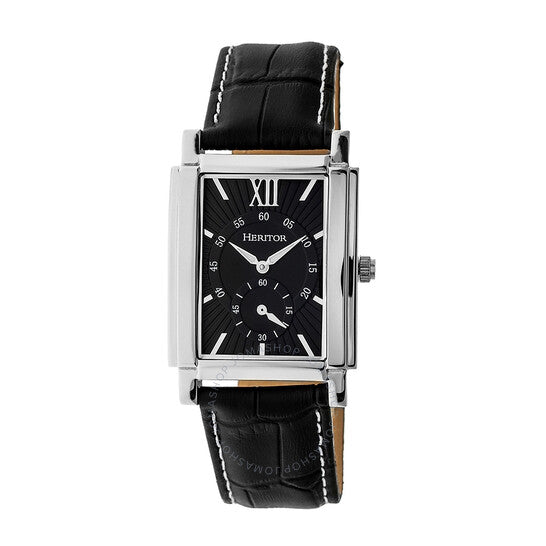 Heritor, Frederick Black Dial Automatic Men's Watch