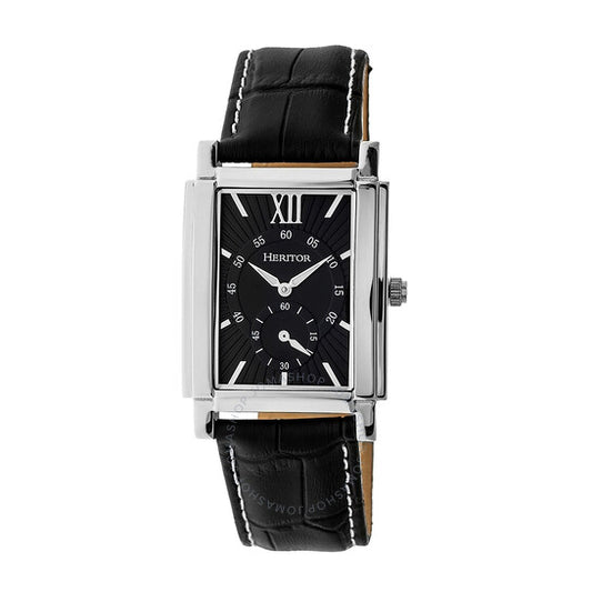 Heritor, Frederick Black Dial Automatic Men's Watch