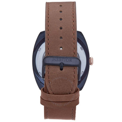 Heritor, Gatling Automatic Rose Gold Dial Men's Watch