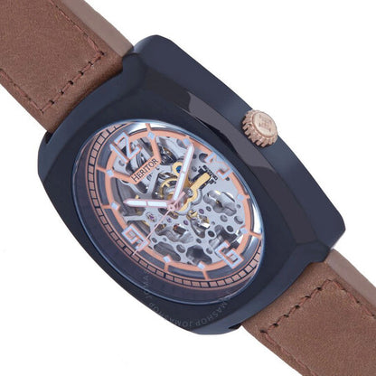 Heritor, Gatling Automatic Rose Gold Dial Men's Watch