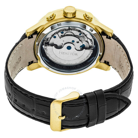 Heritor, Hannibal Automatic Black Dial Men's Watch