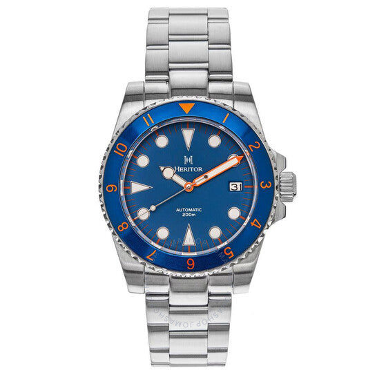 Heritor, Luciano Automatic Blue Dial Men's Watch