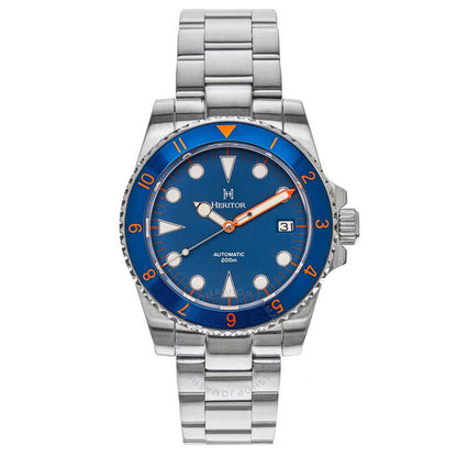 Heritor, Luciano Automatic Blue Dial Men's Watch