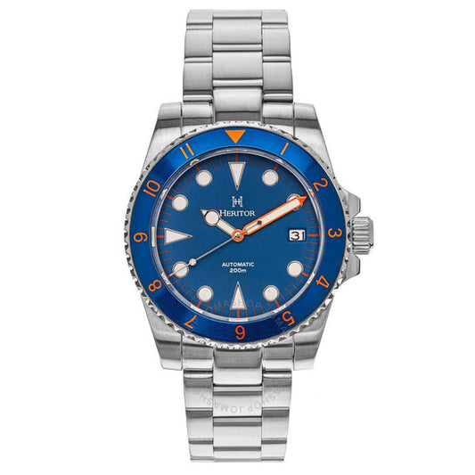 Heritor, Luciano Automatic Blue Dial Men's Watch