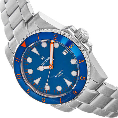 Heritor, Luciano Automatic Blue Dial Men's Watch