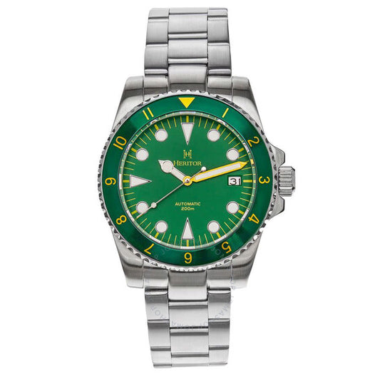 Heritor, Luciano Automatic Green Dial Men's Watch