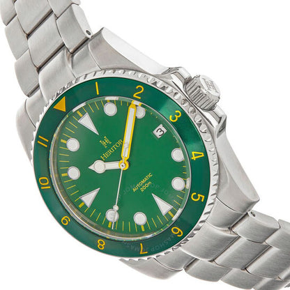 Heritor, Luciano Automatic Green Dial Men's Watch