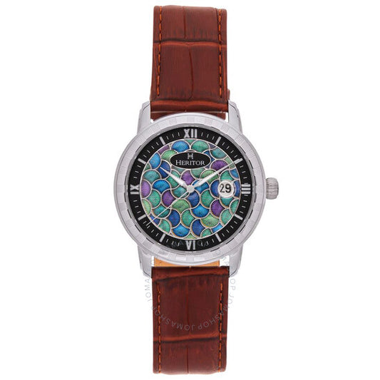 ساعة هيريتور بروتيج للرجال بمينا متعدد الألوان
