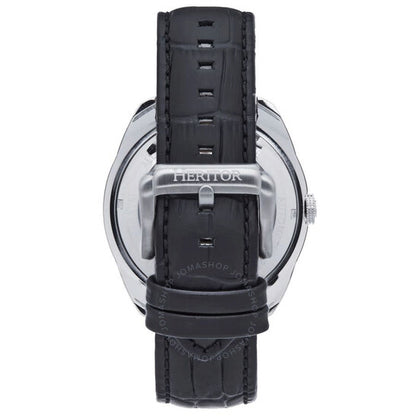 Heritor, Roman Black Dial Men's Watch