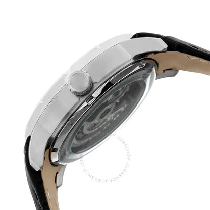 ساعة هيرتور رايدر الأوتوماتيكية للرجال بمينا هيكلي