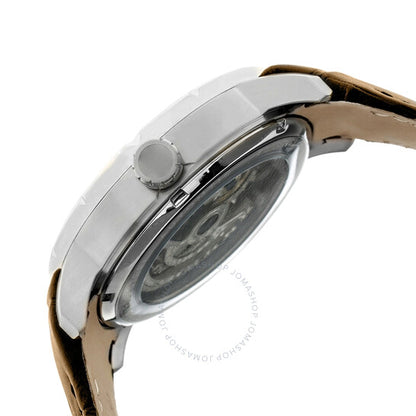 ساعة هيرتور رايدر الأوتوماتيكية للرجال بمينا هيكلي