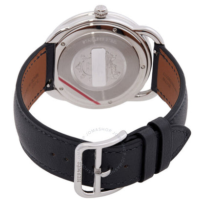 ساعة هيرمس أرسو كوارتز بمينا زرقاء للنساء