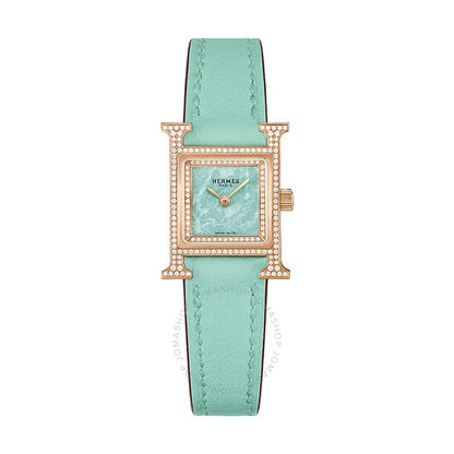 Hermes, Heure H Mini Model Diamond Quartz Ladies Watch