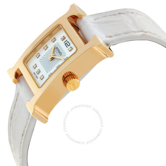 Hermes, Heure H Mini Model Quartz Diamond Ladies Watch