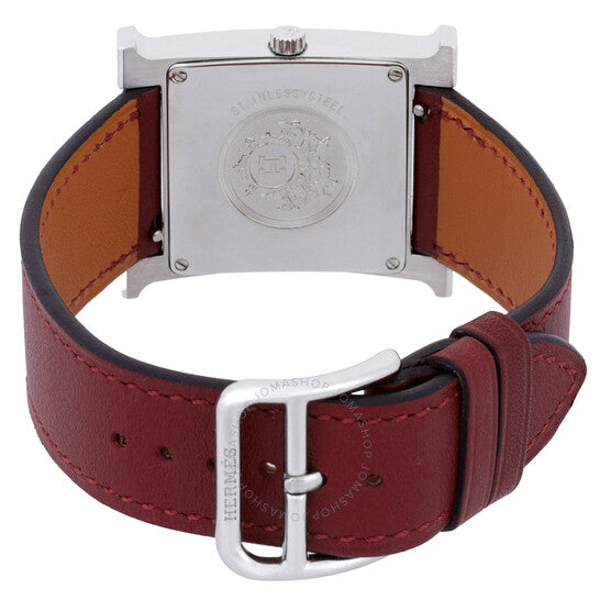 ساعة هيرمس هيور اتش كوارتز روج ديال للسيدات