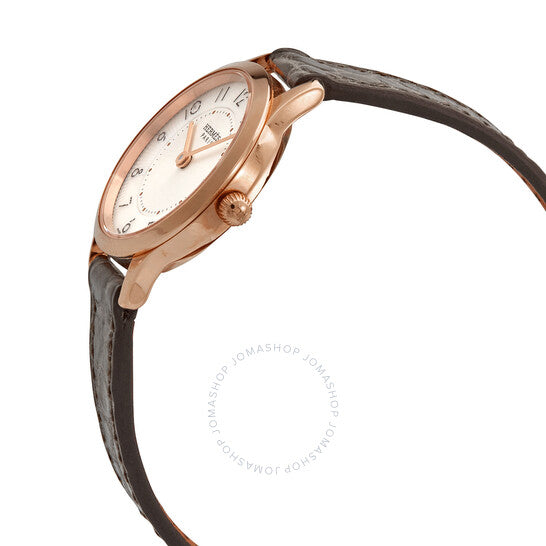 ساعة هيرمس، Slim D كوارتز بمينا فضي للسيدات