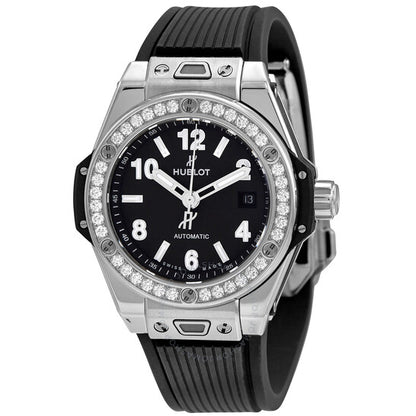 Hublot, Big Bang Automatic Diamond Black Dial Ladies Watch