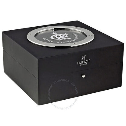 Hublot, Black Magic Black Dial Black Rubber Ladies Watch