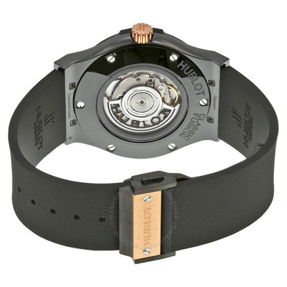 Hublot, Ceramic King Gold Black Dial Automatic Men's Watch