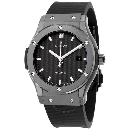 Hublot, Classic Fusion Automatic Carbon Fiber Dial Men's Watch